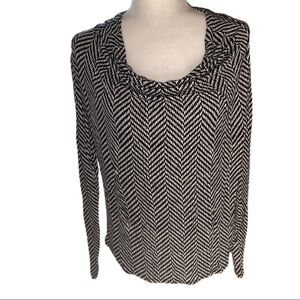 Michael Kors long sleeve cowl neck top